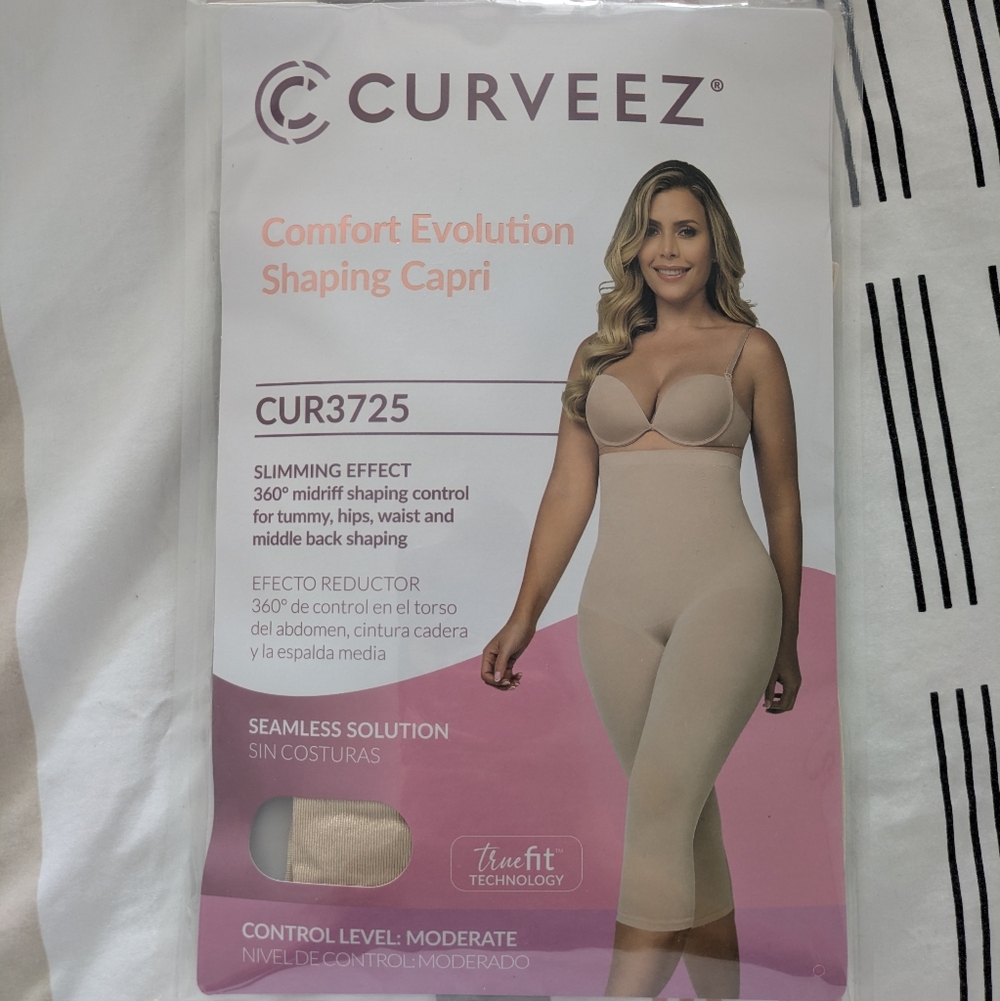CurvEEZ Comfort Evolution Shaping Capri - Cream
